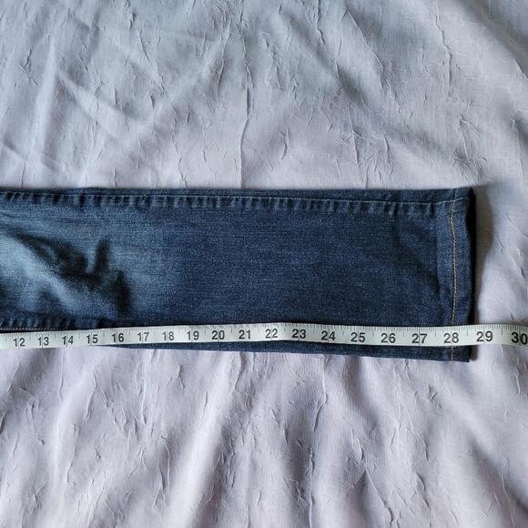 American Eagle Low Rise Medium Wash Skinny Jeans sz 2 - Picture 9 of 9